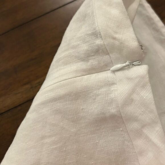 En THREAD White Cowl Neck Linen Blend Midi Dress Size Small NEW 99.00 - Picture 8 of 11